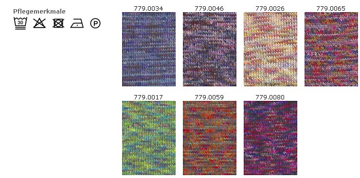 Farbkarte Lang Yarns Lang Estio