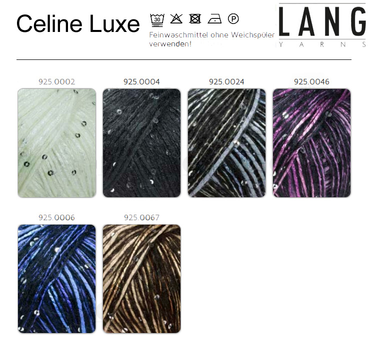 Farbkarte Lang Yarns Celine Luxe