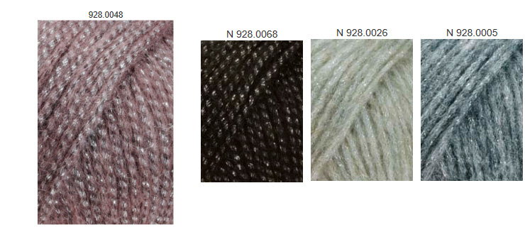 Farbkarte Lang Yarns Malou Luxe Farbkarte Lang Yarns Malou Luxe