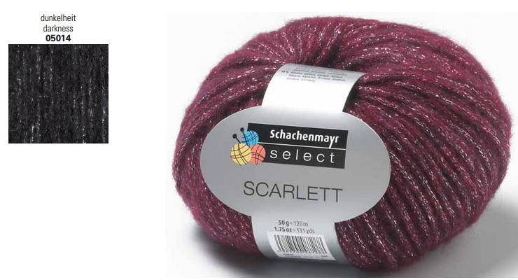 Farbkarte Schachenmayr Select Scarlett Farbkarte Schachenmayr Select Scarlett