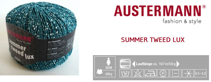 Farbkarte Austermann Summer Tweed Lux Farbkarte Austermann Summer Tweed Lux