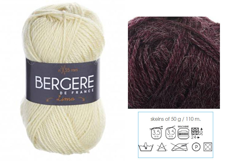 Farbkarte Bergere de France Lima Farbkarte Bergere de France Lima