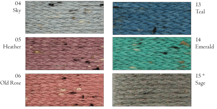 Farbkarte Debbie Bliss Paloma Tweed Farbkarte Debbie Bliss Paloma Tweed