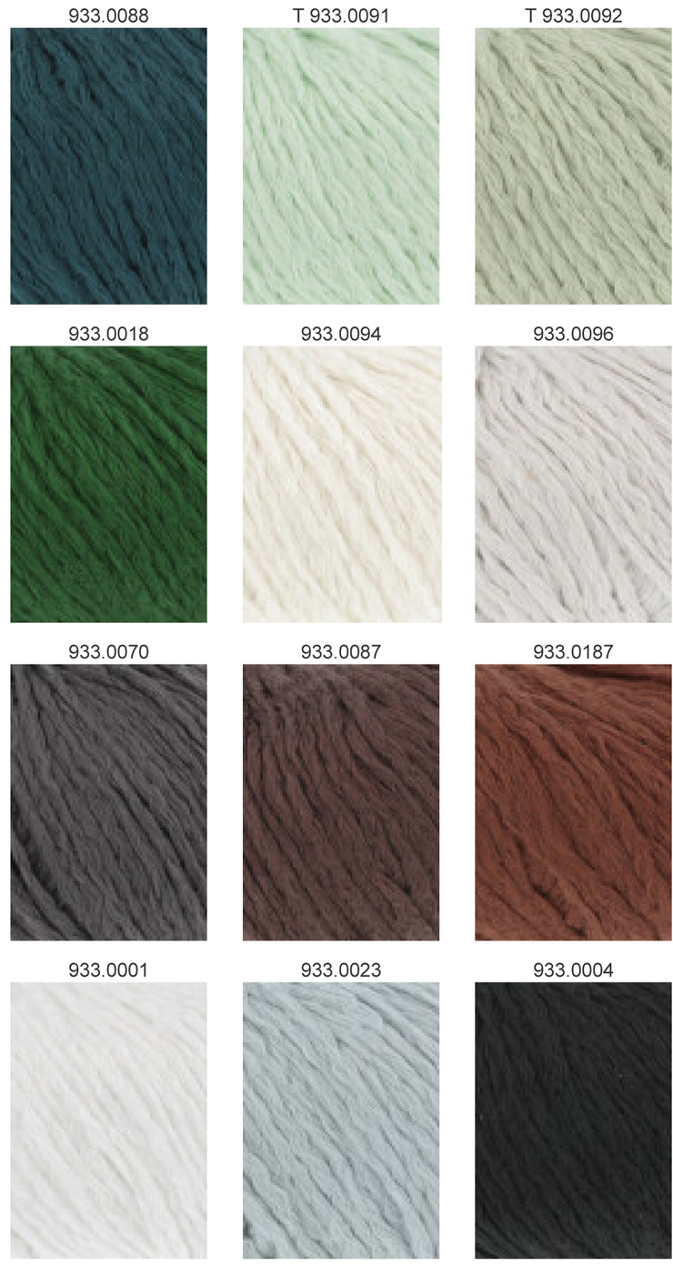 Farbkarte Lang Yarns Amira Farbkarte Lang Yarns Amira