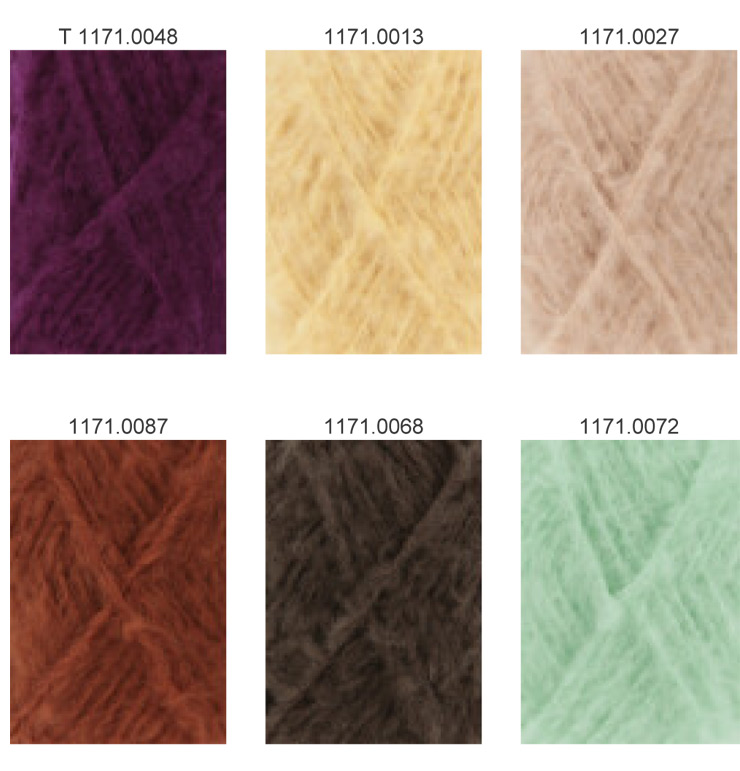 Farbkarte Lang Yarns Avalon Farbkarte Lang Yarns Avalon
