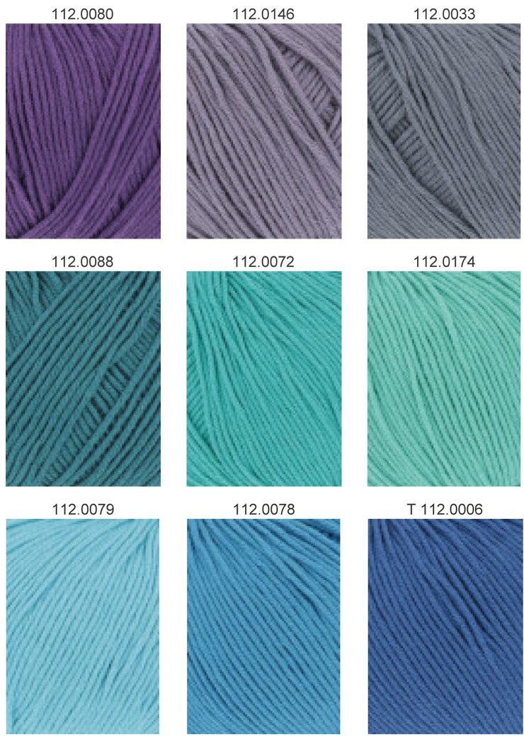 Farbkarte Lang Yarns Baby Cotton