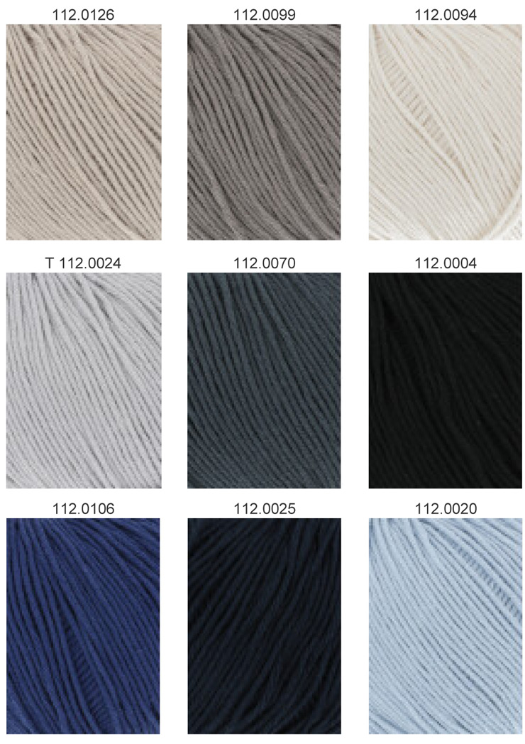Farbkarte Lang Yarns Baby Cotton