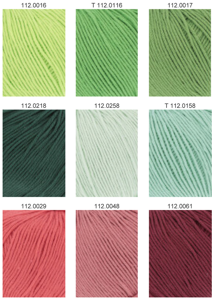 Farbkarte Lang Yarns Baby Cotton