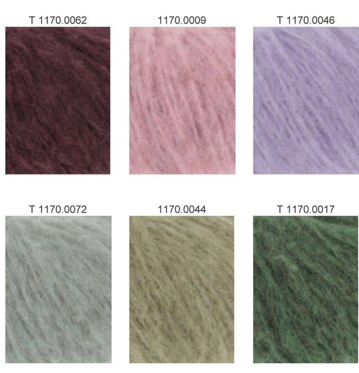 Farbkarte Lang Yarns Baby Lama Farbkarte Lang Yarns Baby Lama