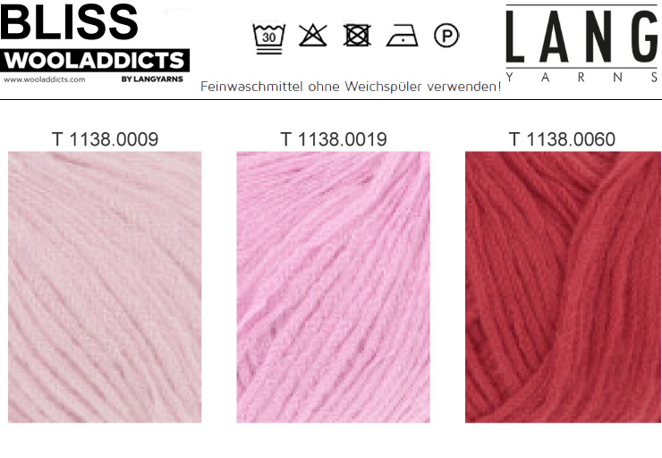 Farbkarte Lang Yarns Bliss