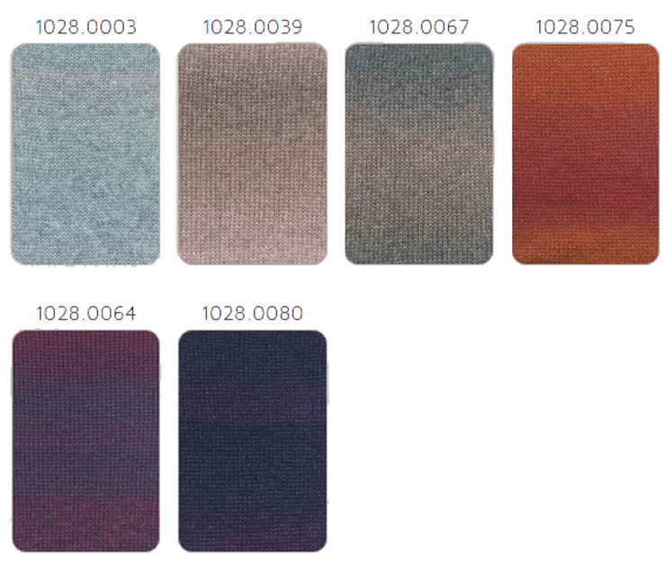 Farbkarte Lang Yarns Carina Farbkarte Lang Yarns Carina