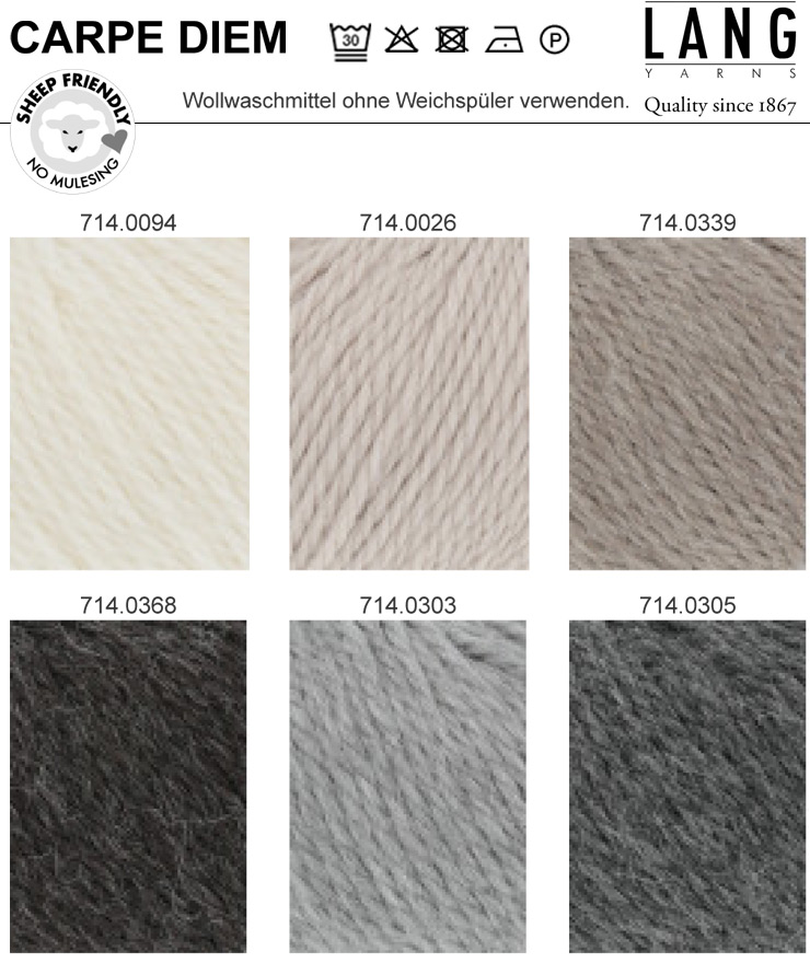 Farbkarte Lang Yarns Carpe Diem