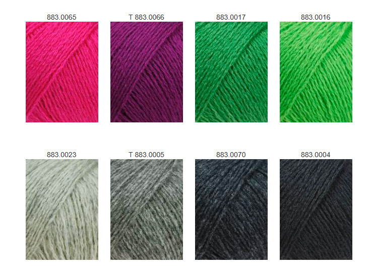 Farbkarte Lang Yarns Cashmere Lace