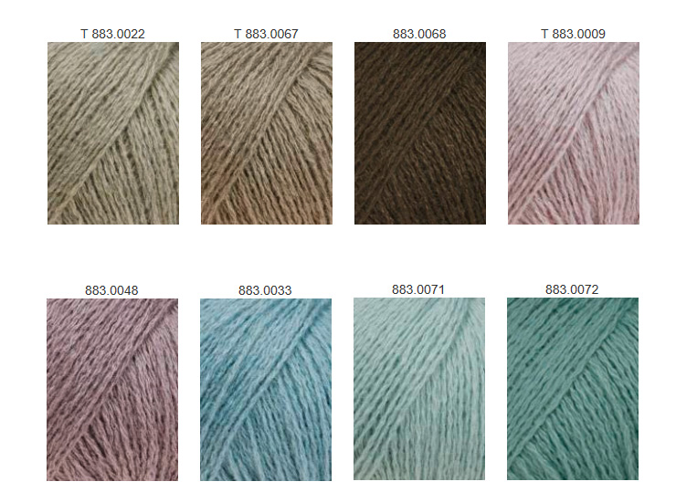 Farbkarte Lang Yarns Cashmere Lace