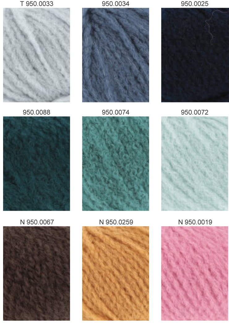 Farbkarte Lang Yarns Cashmere Light Farbkarte Lang Yarns Cashmere Light
