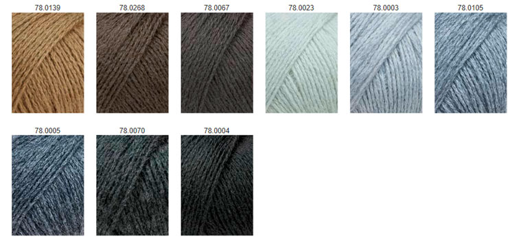 Farbkarte Lang Yarns Cashmere Premium