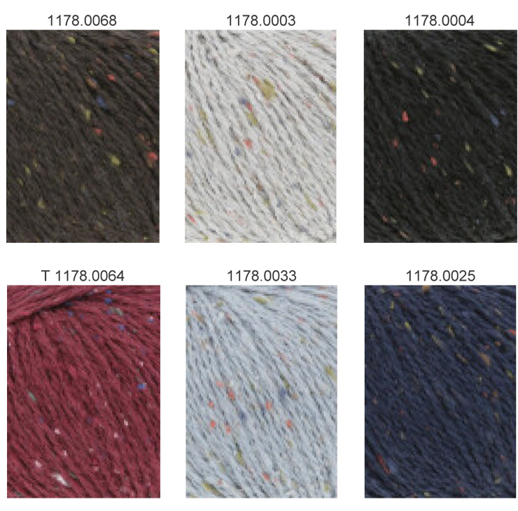 Farbkarte Lang Yarns Cotton Tweed