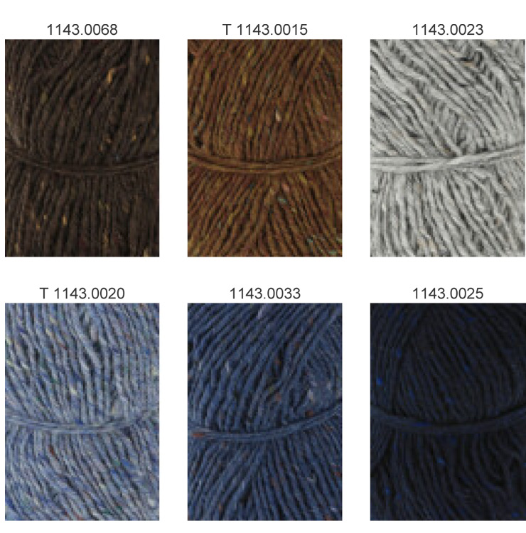 Farbkarte Lang Yarns Donegal Tweed+ Farbkarte Lang Yarns Donegal Tweed+