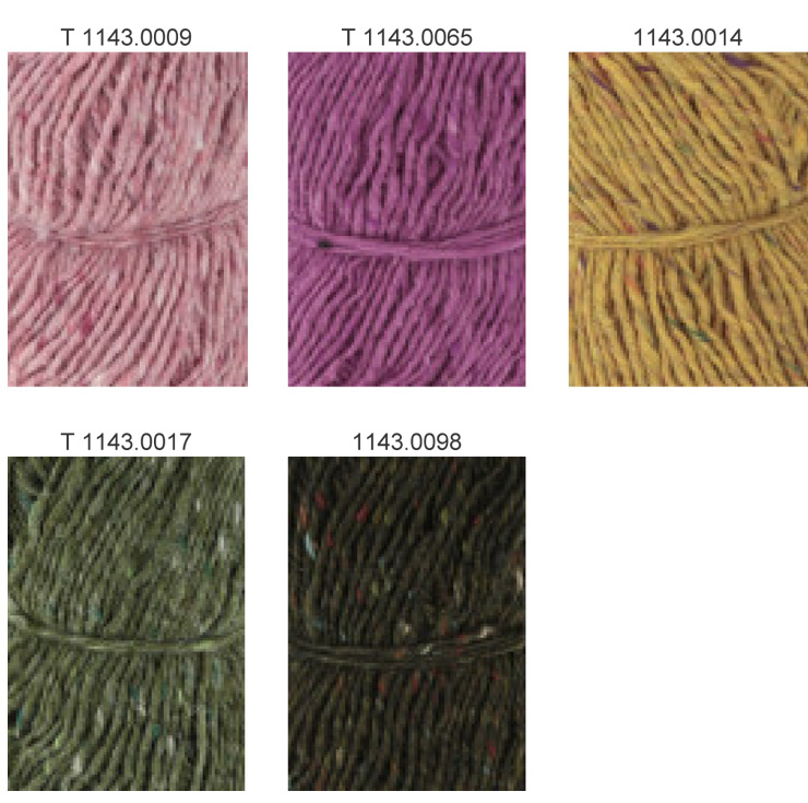 Farbkarte Lang Yarns Donegal Tweed+ Farbkarte Lang Yarns Donegal Tweed+