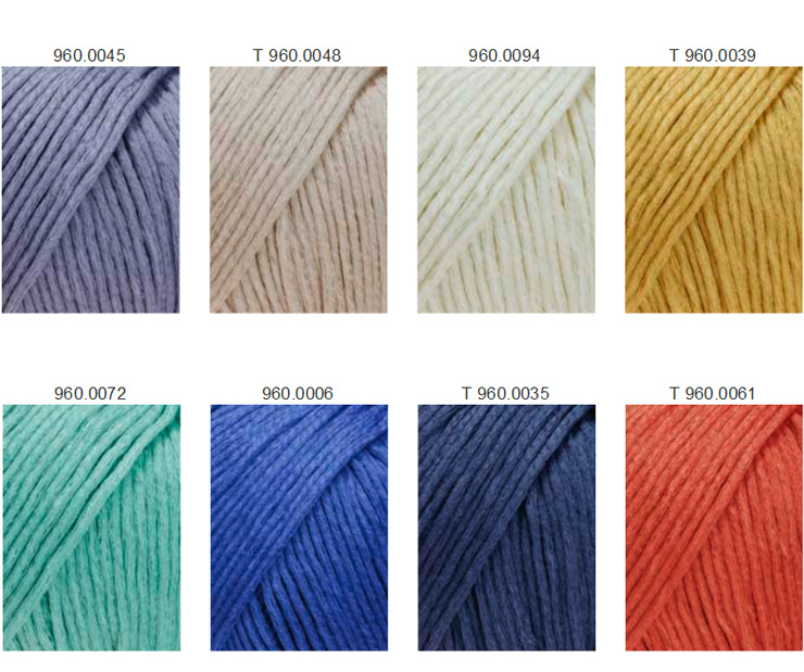 Farbkarte Lang Yarns Gaia Farbkarte Lang Yarns Gaia