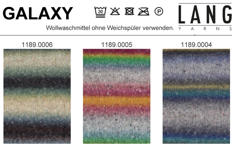 Farbkarte Lang Yarns Galaxy
