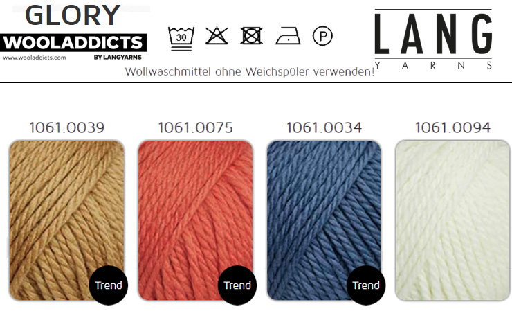 Farbkarte Lang Yarns Glory Farbkarte Lang Yarns Glory