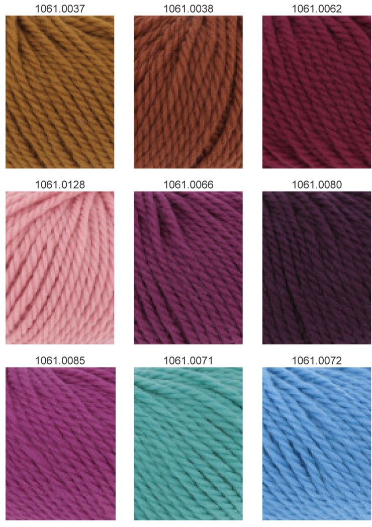 Farbkarte Lang Yarns Glory