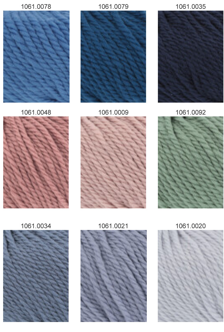 Farbkarte Lang Yarns Glory