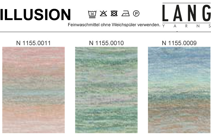Farbkarte Lang Yarns Illusion