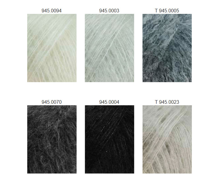Farbkarte Lang Yarns Lusso Farbkarte Lang Yarns Lusso