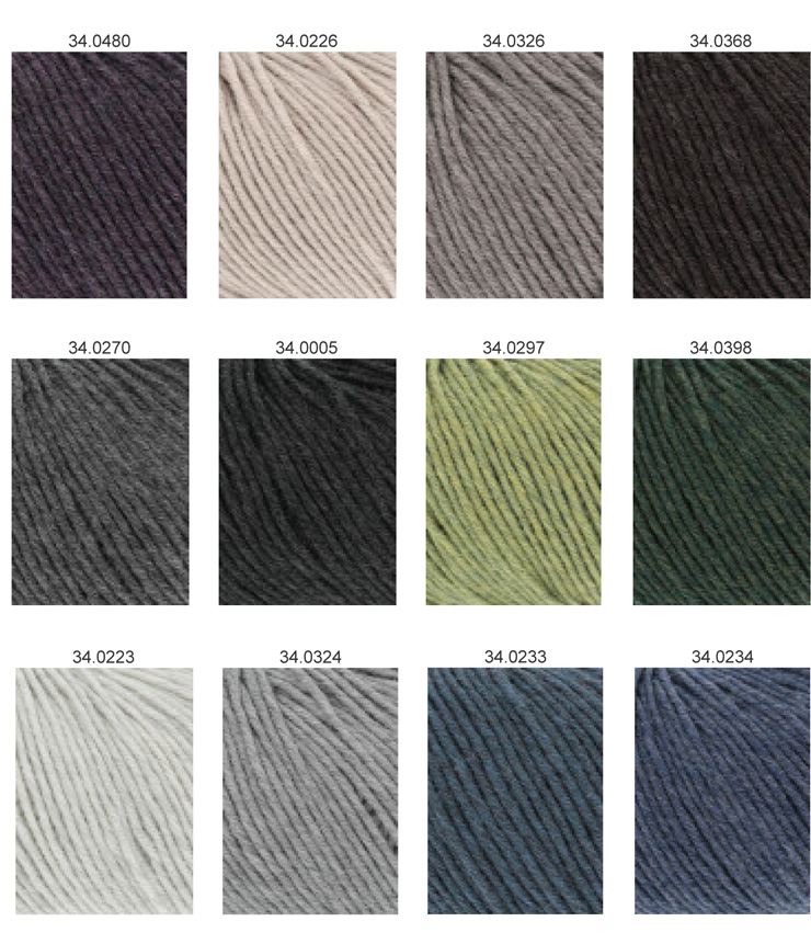Farbkarte Lang Yarns Merino 120 Farbkarte Lang Yarns Merino 120