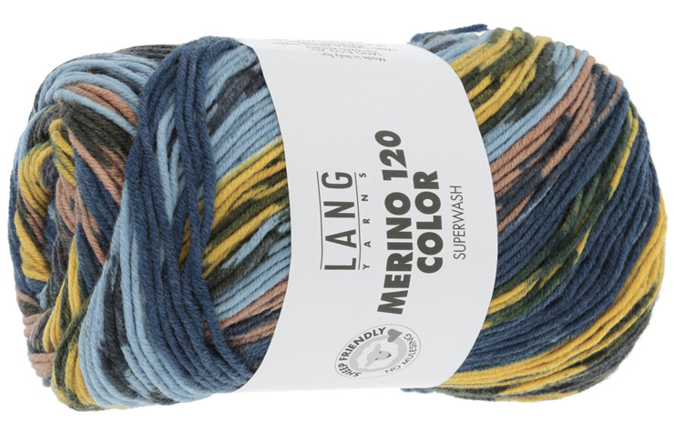 Farbkarte Lang Yarns Merino 120 Color (100 Gramm)