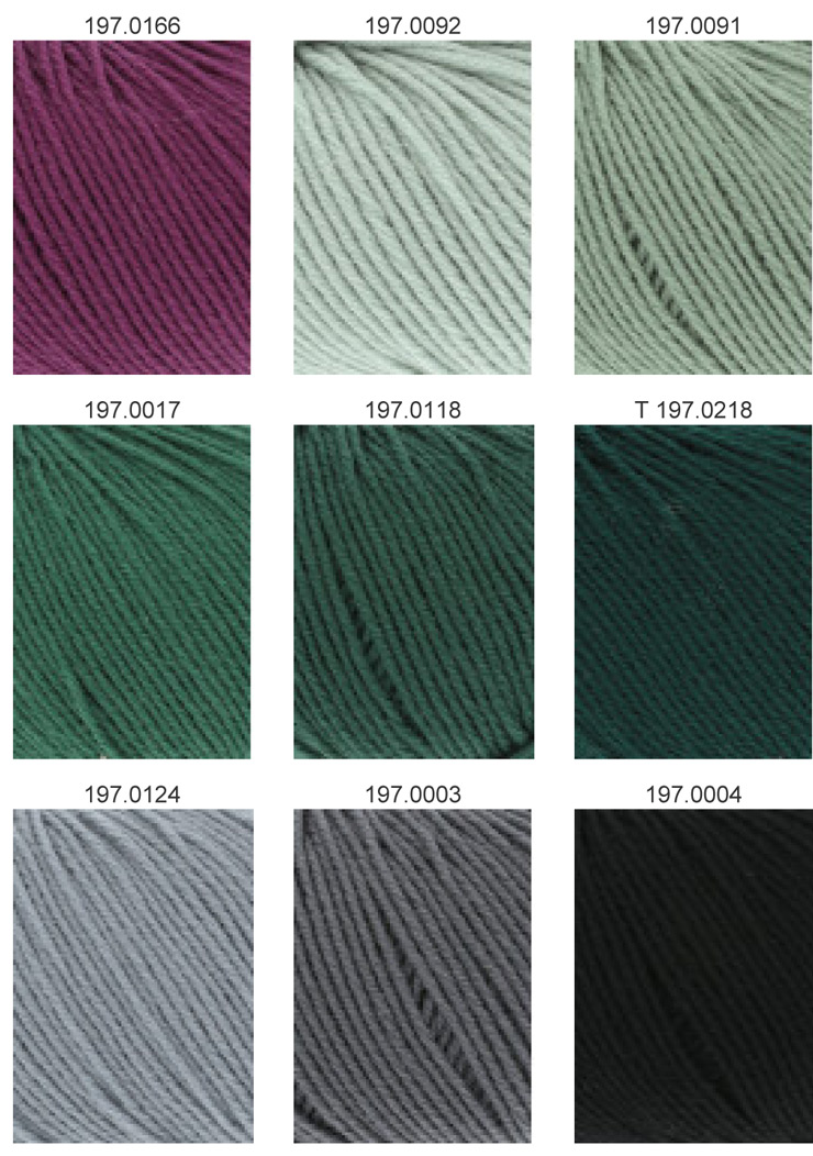 Farbkarte Lang Yarns Merino 150 Farbkarte Lang Yarns Merino 150