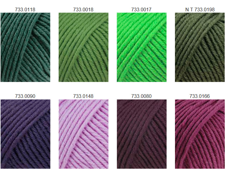 Farbkarte Lang Yarns Merino 70 Farbkarte Lang Yarns Merino 70