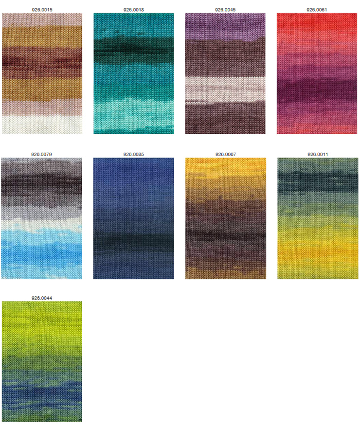 Farbkarte Lang Yarns Merino+ Color Farbkarte Lang Yarns Merino+ Color