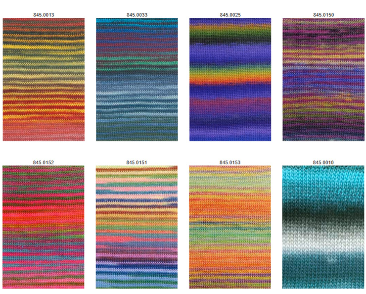 Farbkarte Lang Yarns Mille Colori Baby Farbkarte Lang Yarns Mille Colori Baby