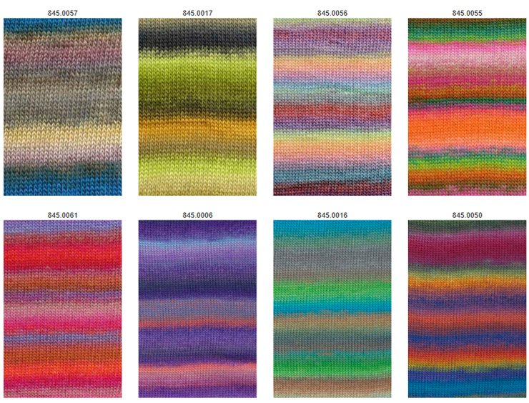 Farbkarte Lang Yarns Mille Colori Baby Farbkarte Lang Yarns Mille Colori Baby