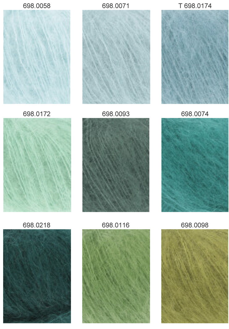 Farbkarte Lang Yarns Mohair Luxe