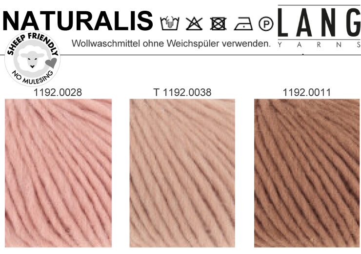 Farbkarte Lang Yarns Naturalis