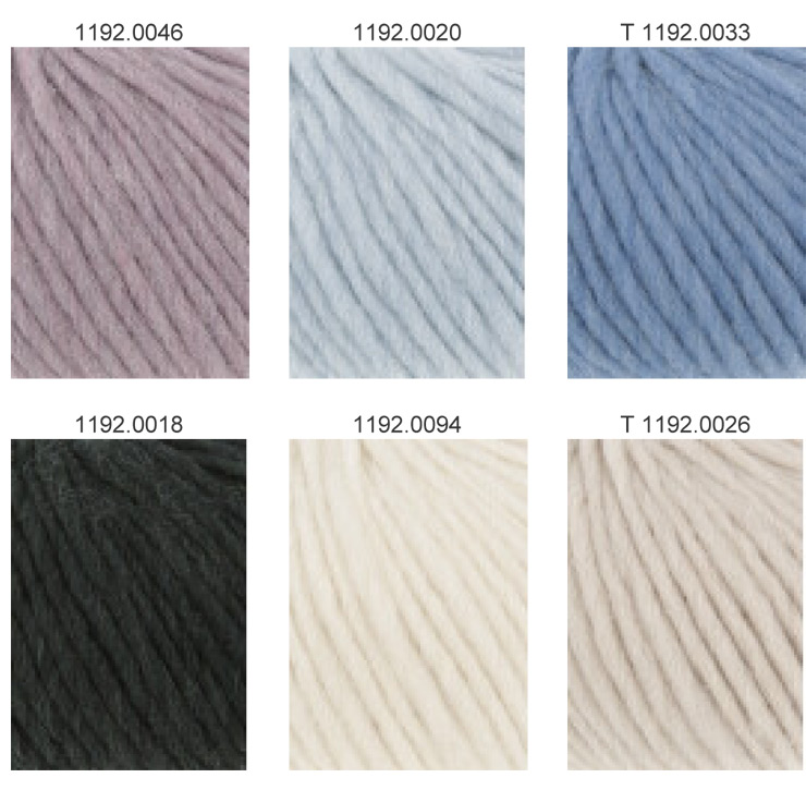Farbkarte Lang Yarns Naturalis