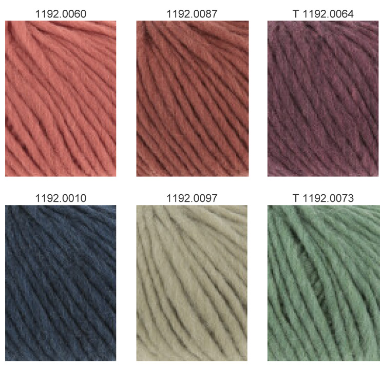 Farbkarte Lang Yarns Naturalis