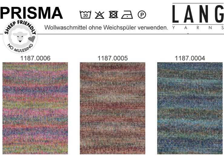 Farbkarte Lang Yarns Prisma