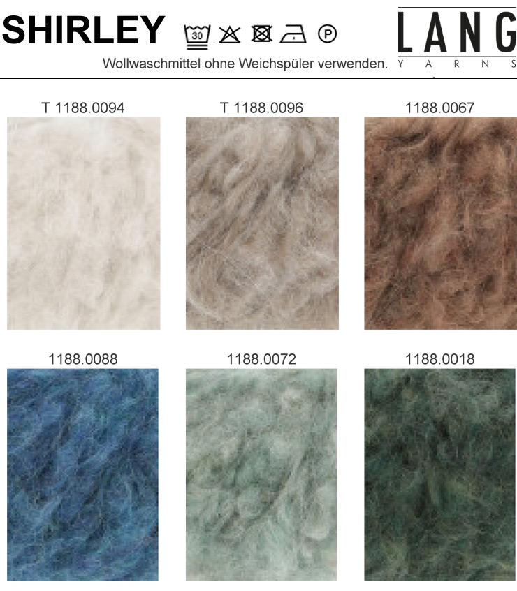 Farbkarte Lang Yarns Shirley