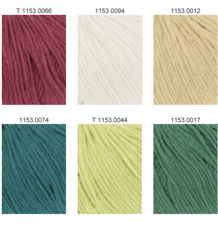 Farbkarte Lang Yarns Venus