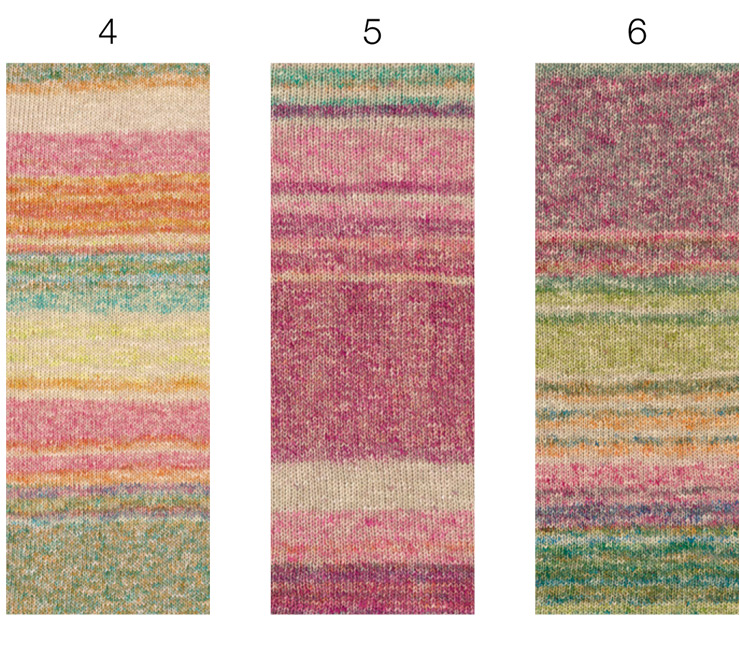 Farbkarte Lana Grossa Linea Pura Mosaico