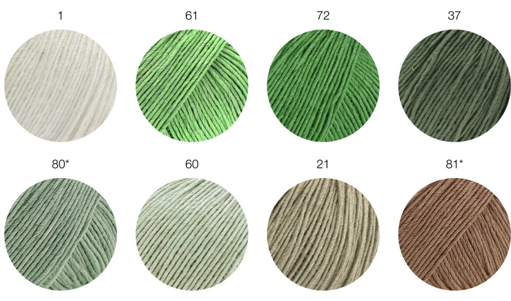 Farbkarte Lana Grossa Linea Pura Solo Lino