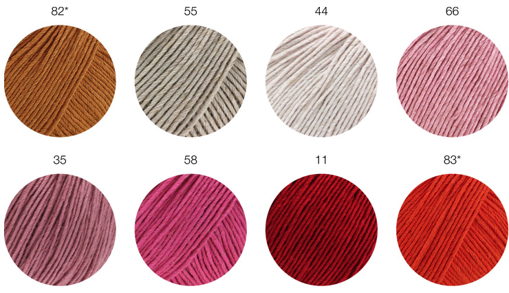 Farbkarte Lana Grossa Linea Pura Solo Lino