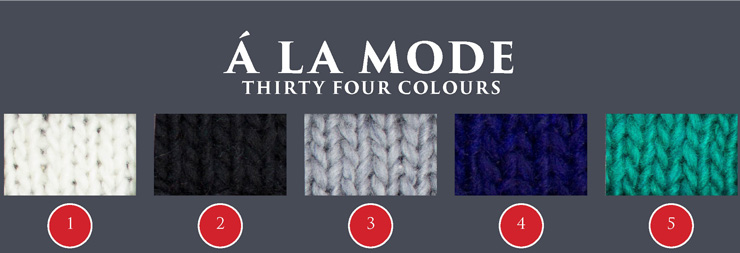 Farbkarte Noro A La Mode