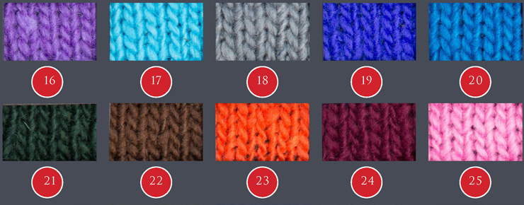 Farbkarte Noro A La Mode