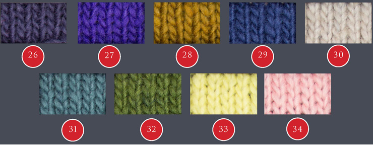 Farbkarte Noro A La Mode